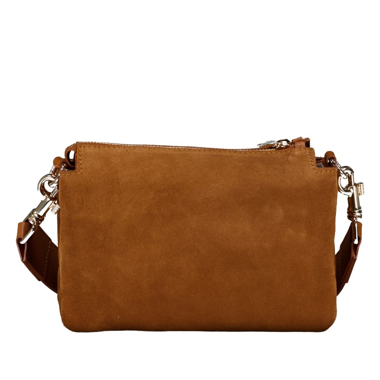 Umhängetasche Feather Small, Farbe: cognac, taupe/khaki, Marke: Biasia, Abmessungen in cm: 21.5x15x6, Bild 3 von 8