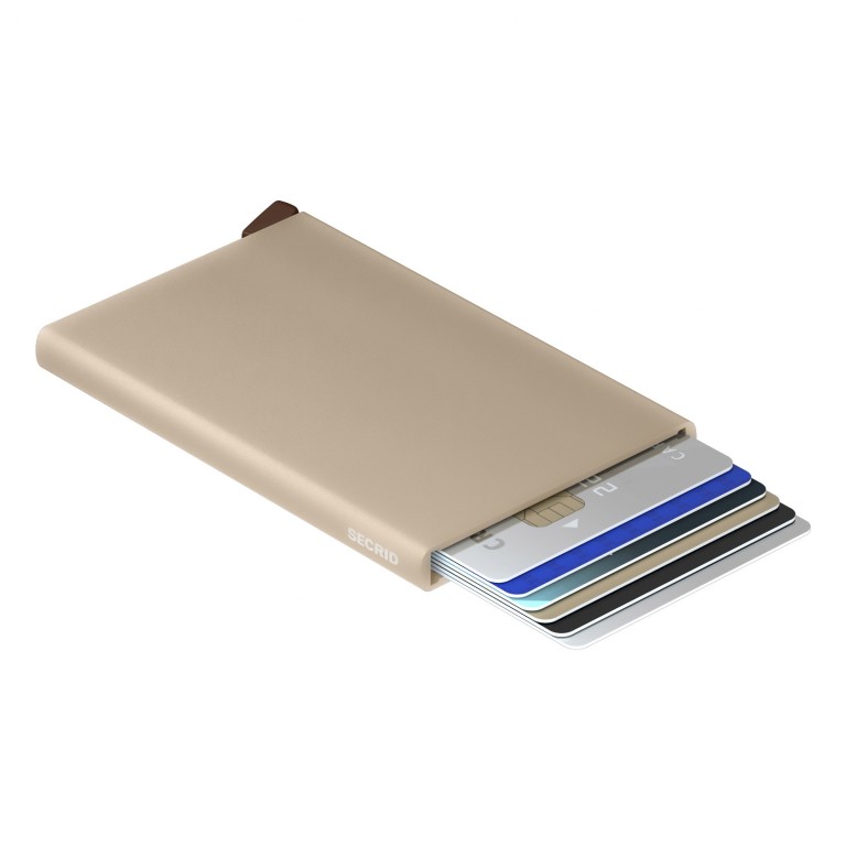 Kartenetui Cardprotector Cashmere, Farbe: beige, Marke: Secrid, EAN: 8718215284734, Abmessungen in cm: 6.3x10.2x0.8, Bild 1 von 3