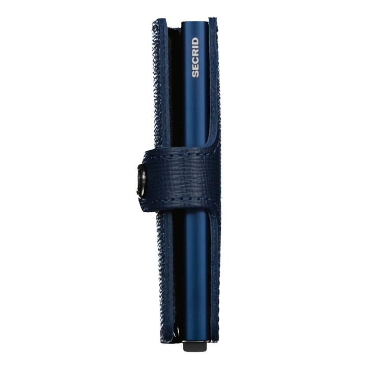 Geldbörse Miniwallet Crisple Navy, Farbe: blau/petrol, Marke: Secrid, EAN: 8718215284925, Abmessungen in cm: 6.8x10.2x1.6, Bild 2 von 5