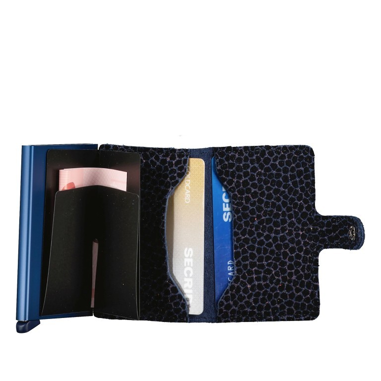 Geldbörse Miniwallet Giraffina Blue, Farbe: blau/petrol, Marke: Secrid, EAN: 8718215284956, Abmessungen in cm: 6.5x10.2x2.1, Bild 3 von 5