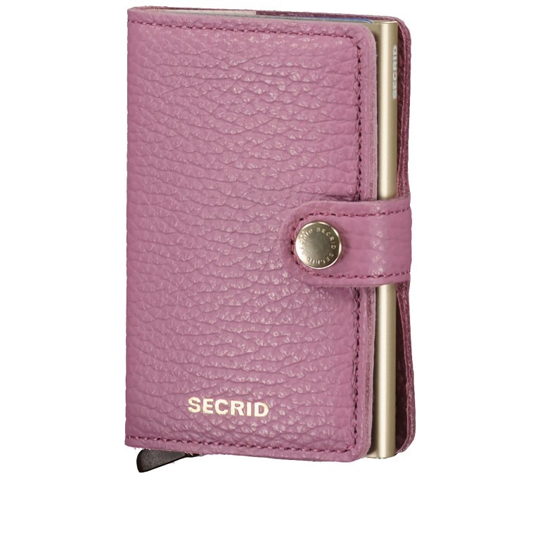 Geldbörse Miniwallet Pebble mit RFID-Schutz Orchid, Farbe: rosa/pink, Marke: Secrid, EAN: 8718215284871, Abmessungen in cm: 6.5x10.2x2.1, Bild 1 von 5