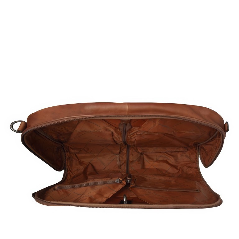 Kleidersack Josh Cognac, Farbe: cognac, Marke: The Chesterfield Brand, EAN: 8719241112114, Abmessungen in cm: 61x45x12, Bild 4 von 8