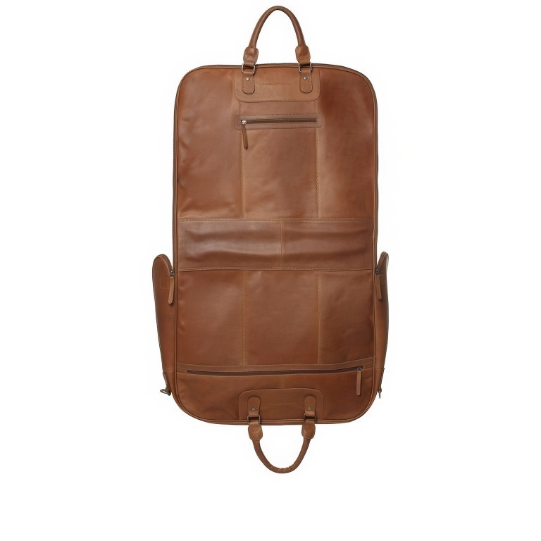 Kleidersack Josh Cognac, Farbe: cognac, Marke: The Chesterfield Brand, EAN: 8719241112114, Abmessungen in cm: 61x45x12, Bild 8 von 8