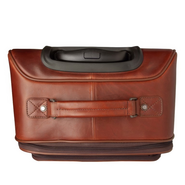 Koffer San Marino mit Laptopfach 15 Zoll Cognac, Farbe: cognac, Marke: The Chesterfield Brand, EAN: 8719241107516, Abmessungen in cm: 35.5x57x22, Bild 4 von 8
