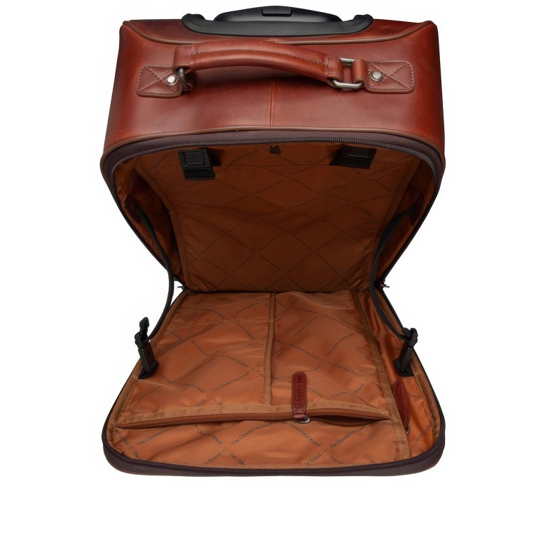 Koffer San Marino mit Laptopfach 15 Zoll Cognac, Farbe: cognac, Marke: The Chesterfield Brand, EAN: 8719241107516, Abmessungen in cm: 35.5x57x22, Bild 5 von 8