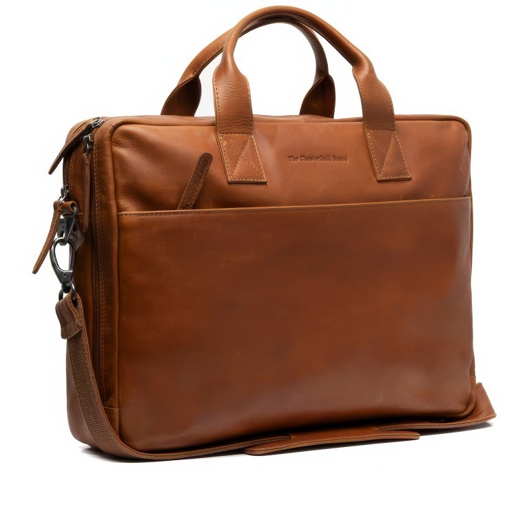 Aktentasche Frazer mit Laptopfach 15 Zoll Cognac, Farbe: cognac, Marke: The Chesterfield Brand, EAN: 8719241111483, Abmessungen in cm: 38x29x10, Bild 1 von 9