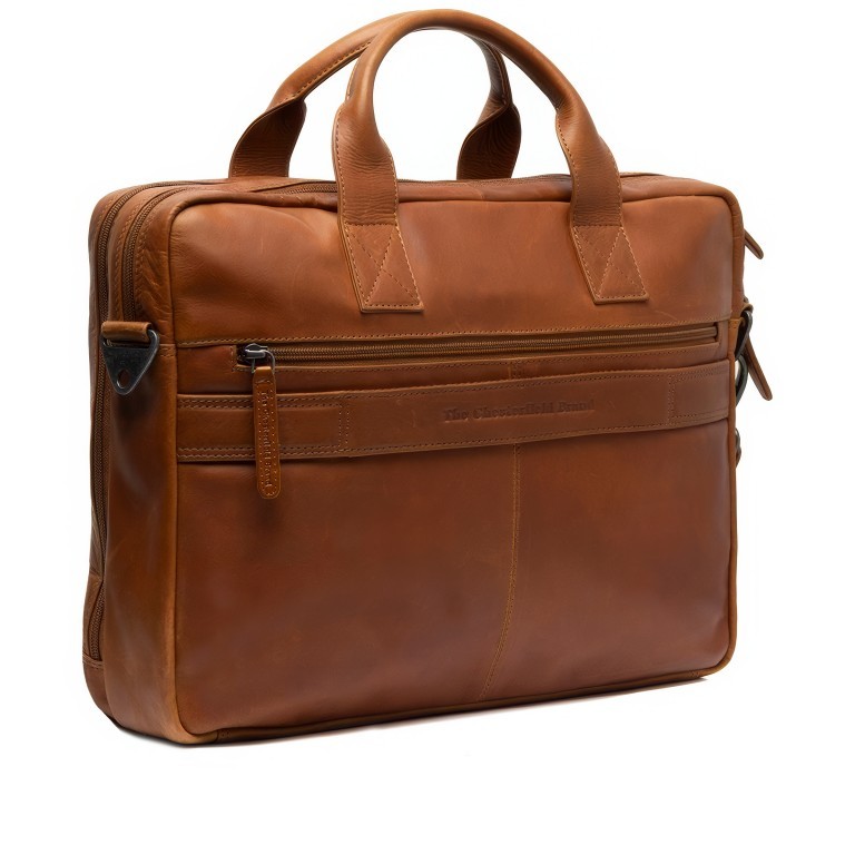 Aktentasche Frazer mit Laptopfach 15 Zoll Cognac, Farbe: cognac, Marke: The Chesterfield Brand, EAN: 8719241111483, Abmessungen in cm: 38x29x10, Bild 2 von 9
