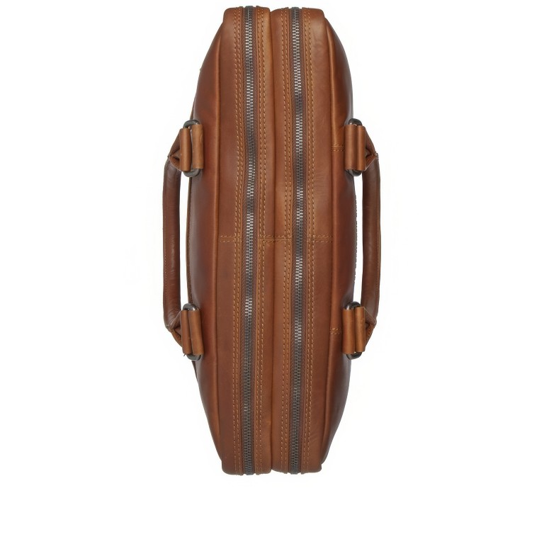 Aktentasche Fabian mit Laptopfach 15 Zoll Cognac, Farbe: cognac, Marke: The Chesterfield Brand, EAN: 8719241111094, Abmessungen in cm: 40x30x10, Bild 6 von 9