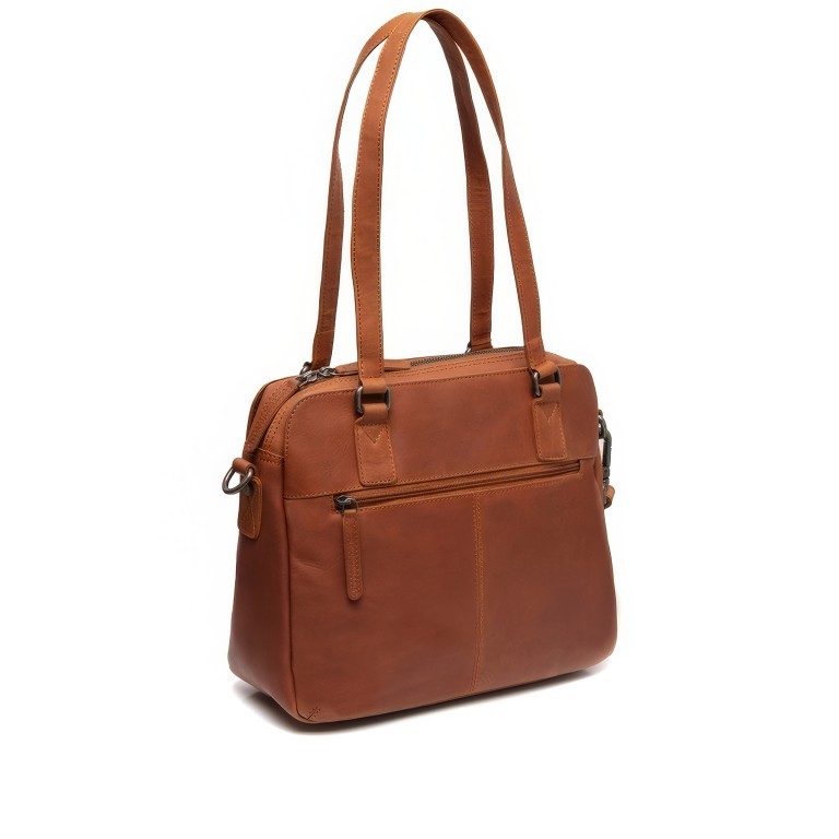 Shopper Porlezza mit Laptopfach 14 Zoll Cognac, Farbe: cognac, Marke: The Chesterfield Brand, EAN: 8719241111629, Abmessungen in cm: 30.5x26.5x8, Bild 2 von 9