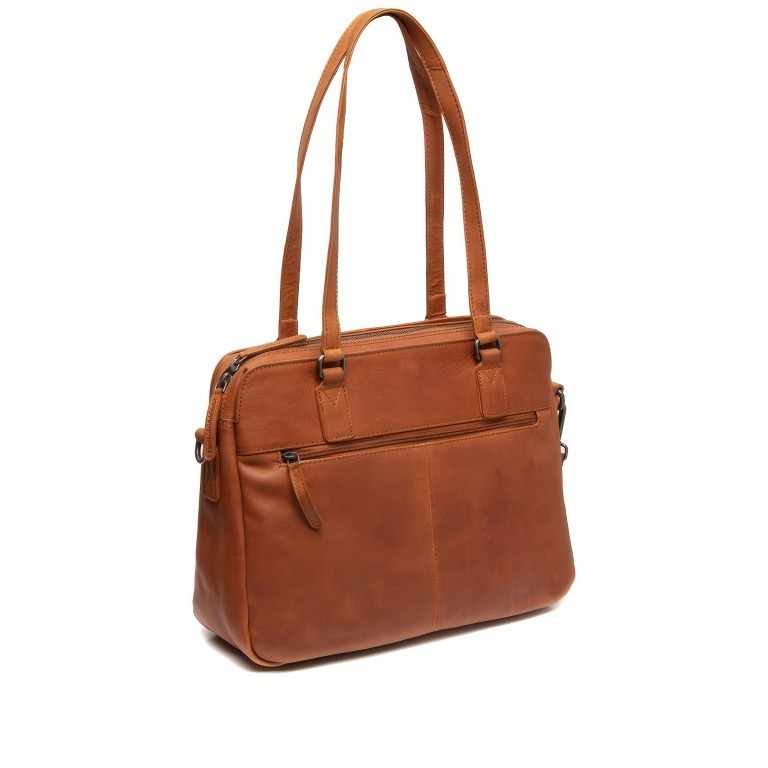 Shopper Pretoria mit Laptopfach 15 Zoll Cognac, Farbe: cognac, Marke: The Chesterfield Brand, EAN: 8719241111681, Abmessungen in cm: 35.5x29x10, Bild 2 von 9