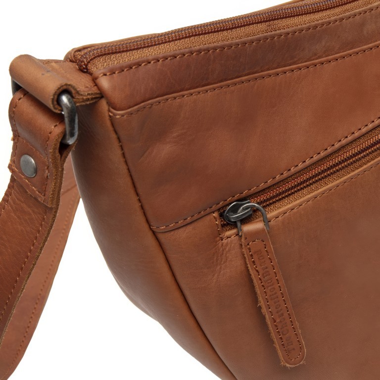 Beuteltasche Piemonte Cognac, Farbe: cognac, Marke: The Chesterfield Brand, EAN: 8719241111773, Abmessungen in cm: 30x17x10, Bild 7 von 8
