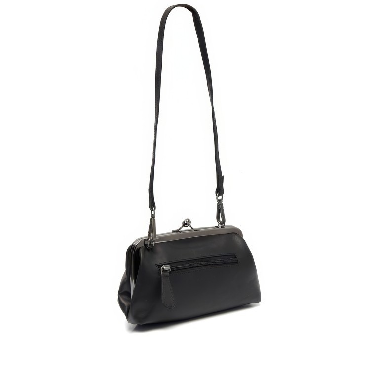 Umhängetasche Andrade mit Bügelverschluss Black, Farbe: schwarz, Marke: The Chesterfield Brand, EAN: 8719241110042, Abmessungen in cm: 23x14x8, Bild 3 von 10