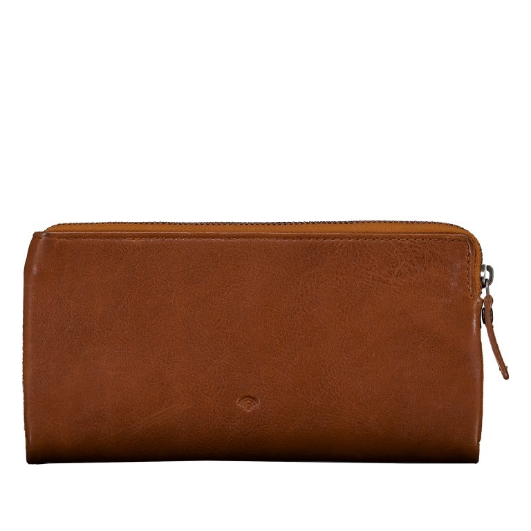 Geldbörse Riley mit RFID-Schutz Cognac, Farbe: cognac, Marke: Hausfelder Manufaktur, EAN: 4065646020849, Abmessungen in cm: 19x10x2.2, Bild 3 von 4