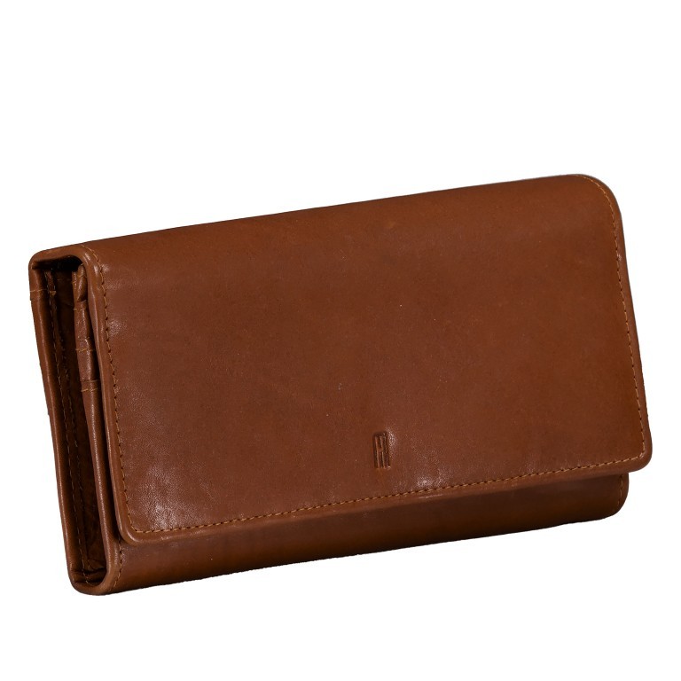 Geldbörse Riley mit RFID-Schutz Cognac, Farbe: cognac, Marke: Hausfelder Manufaktur, EAN: 4065646020856, Abmessungen in cm: 19x10x3, Bild 2 von 4
