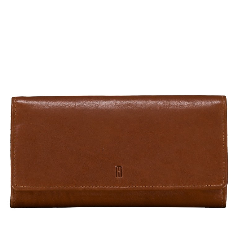 Geldbörse Riley mit RFID-Schutz Cognac, Farbe: cognac, Marke: Hausfelder Manufaktur, EAN: 4065646020856, Abmessungen in cm: 19x10x3, Bild 1 von 4