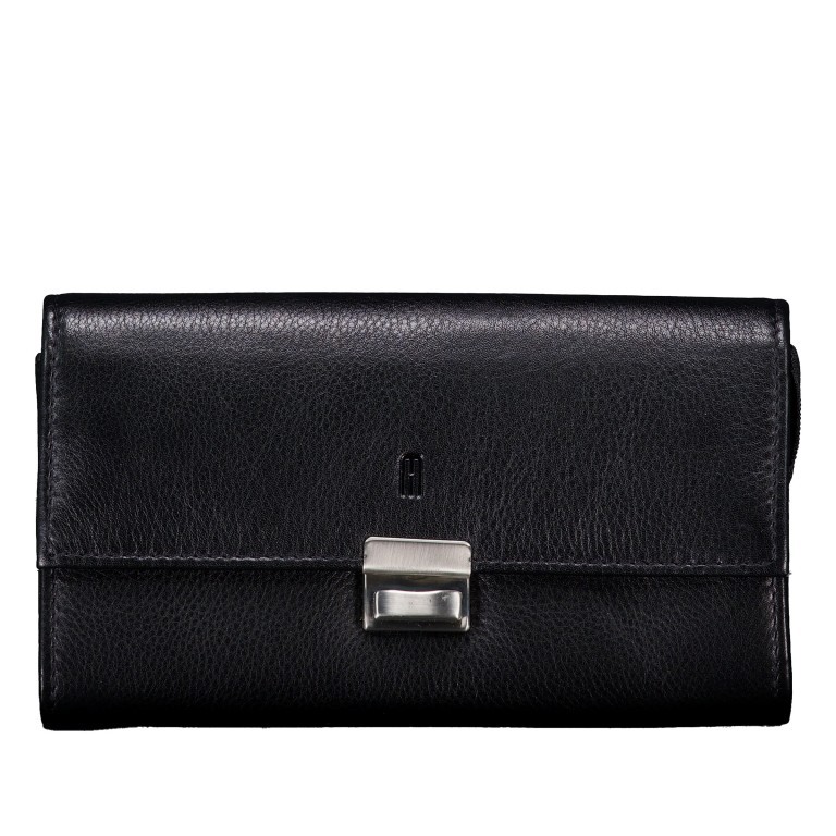 Kellnerbörse Nappa Schwarz, Farbe: schwarz, Marke: Hausfelder Manufaktur, EAN: 4065646020832, Abmessungen in cm: 18.3x10.5x3.5, Bild 1 von 4