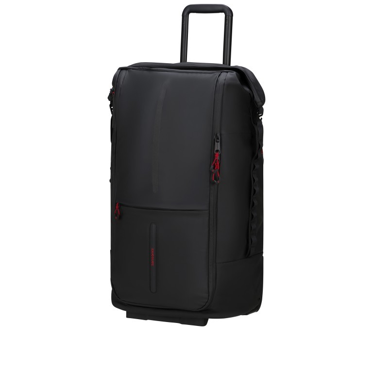 Rollenreisetasche Ecodiver Foldable Duffle Wheel 4-in-1 erweiterbar Black, Farbe: schwarz, Marke: Samsonite, EAN: 5400520261038, Abmessungen in cm: 40x41x25, Bild 6 von 23