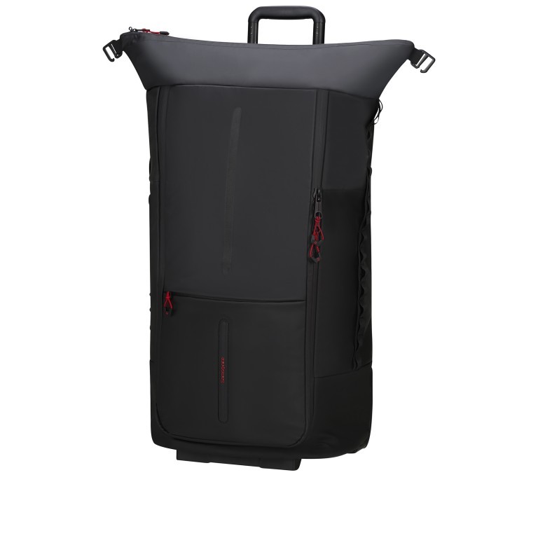 Rollenreisetasche Ecodiver Foldable Duffle Wheel 4-in-1 erweiterbar Black, Farbe: schwarz, Marke: Samsonite, EAN: 5400520261038, Abmessungen in cm: 40x41x25, Bild 7 von 23