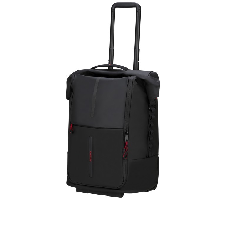 Rollenreisetasche Ecodiver Foldable Duffle Wheel 4-in-1 erweiterbar Black, Farbe: schwarz, Marke: Samsonite, EAN: 5400520261038, Abmessungen in cm: 40x41x25, Bild 5 von 23
