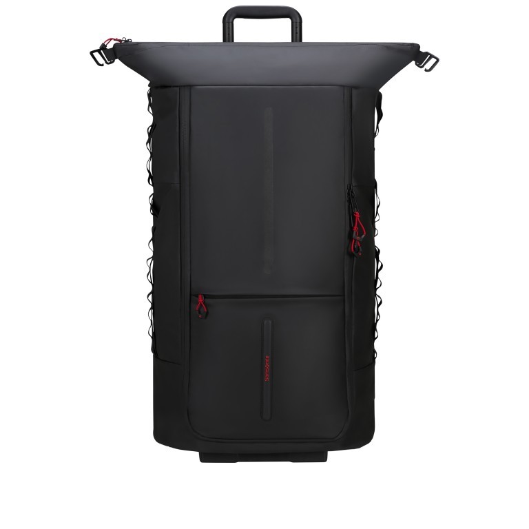 Rollenreisetasche Ecodiver Foldable Duffle Wheel 4-in-1 erweiterbar Black, Farbe: schwarz, Marke: Samsonite, EAN: 5400520261038, Abmessungen in cm: 40x41x25, Bild 23 von 23
