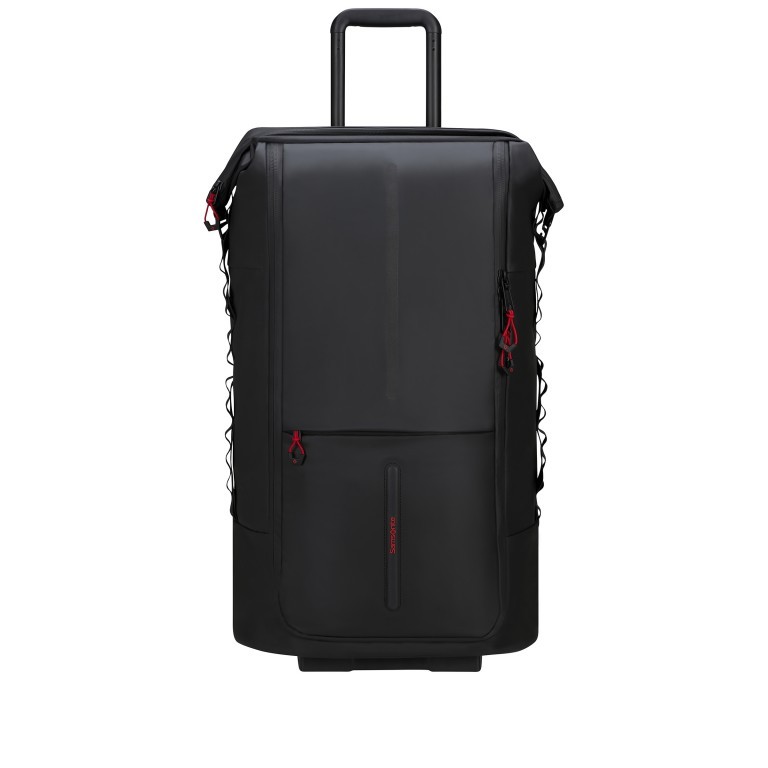 Rollenreisetasche Ecodiver Foldable Duffle Wheel 4-in-1 erweiterbar Black, Farbe: schwarz, Marke: Samsonite, EAN: 5400520261038, Abmessungen in cm: 40x41x25, Bild 1 von 23