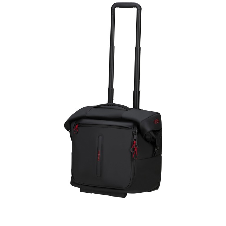 Rollenreisetasche Ecodiver Foldable Duffle Wheel 4-in-1 erweiterbar Black, Farbe: schwarz, Marke: Samsonite, EAN: 5400520261038, Abmessungen in cm: 40x41x25, Bild 4 von 23