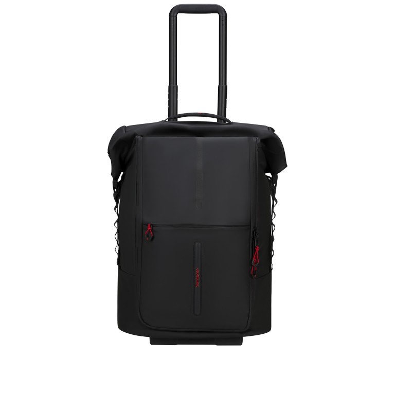 Rollenreisetasche Ecodiver Foldable Duffle Wheel 4-in-1 erweiterbar Black, Farbe: schwarz, Marke: Samsonite, EAN: 5400520261038, Abmessungen in cm: 40x41x25, Bild 2 von 23