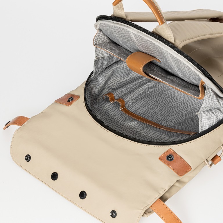 Rucksack Japan Yokohama Nomad, Farbe: beige, Marke: Aunts & Uncles, EAN: 4250394975224, Abmessungen in cm: 28x40x10, Bild 7 von 8