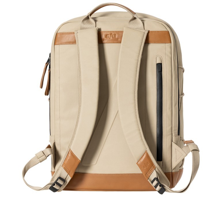 Rucksack Japan Kawaguchi Nomad, Farbe: beige, Marke: Aunts & Uncles, EAN: 4250394975316, Abmessungen in cm: 29x44x13, Bild 3 von 8