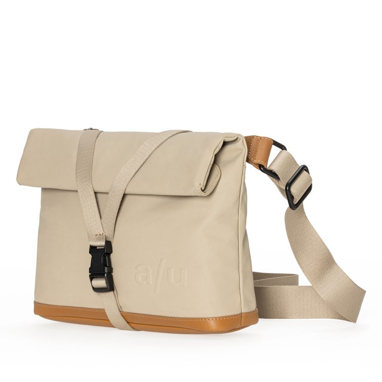Umhängetasche Japan Yao mit Rolltop Nomad, Farbe: beige, Marke: Aunts & Uncles, EAN: 4255717200038, Abmessungen in cm: 25.5x19x19, Bild 2 von 9