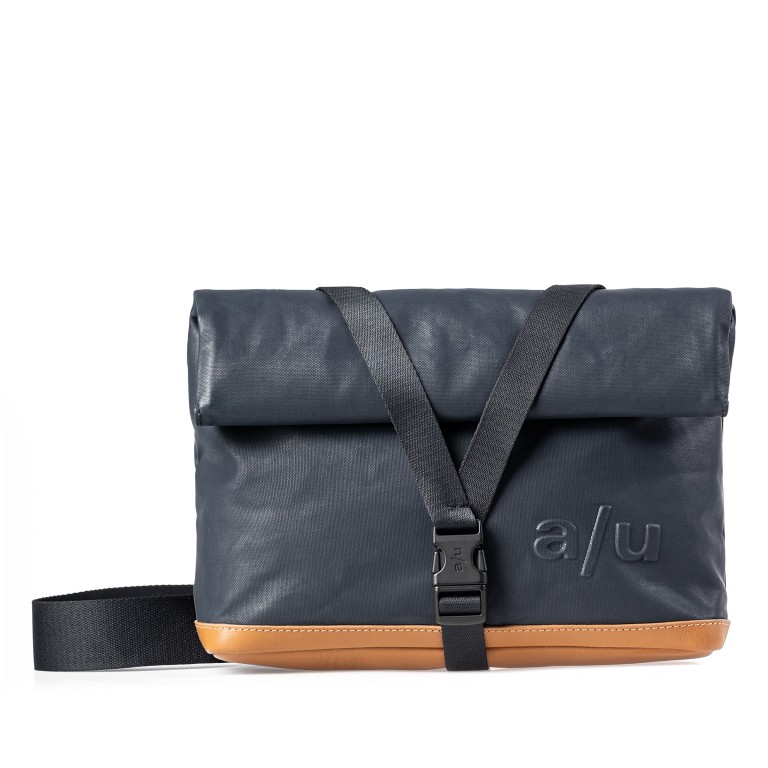 Umhängetasche Japan Yao mit Rolltop Night Blue, Farbe: blau/petrol, Marke: Aunts & Uncles, EAN: 4255717200045, Abmessungen in cm: 25.5x19x19, Bild 1 von 9