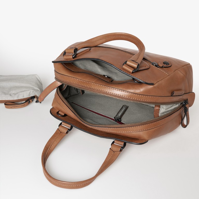 Handtasche Grandma's Luxury Club Mrs. Peanut Brittle Caramel, Farbe: cognac, Marke: Aunts & Uncles, EAN: 4255717202032, Abmessungen in cm: 27.5x20x12.5, Bild 8 von 9
