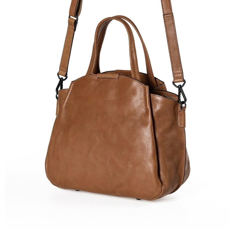 Handtasche Grandma's Luxury Club Mrs. Chiffon Pie Caramel, Farbe: cognac, Marke: Aunts & Uncles, EAN: 4255717202193, Abmessungen in cm: 33x25x12.5, Bild 3 von 11