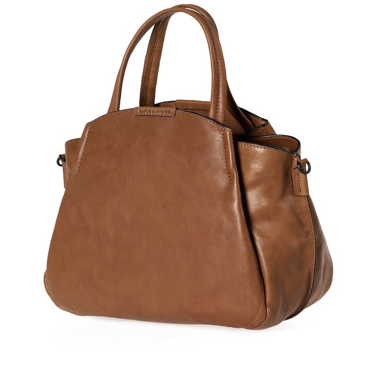 Handtasche Grandma's Luxury Club Mrs. Chiffon Pie Caramel, Farbe: cognac, Marke: Aunts & Uncles, EAN: 4255717202193, Abmessungen in cm: 33x25x12.5, Bild 2 von 11