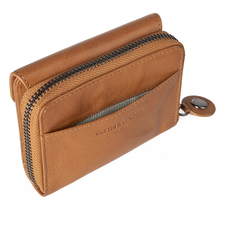 Geldbörse Grandma's Luxury Club Judy mit RFID-Schutz Caramel, Farbe: cognac, Marke: Aunts & Uncles, EAN: 4255717202575, Abmessungen in cm: 10.5x8.5x2.5, Bild 7 von 7