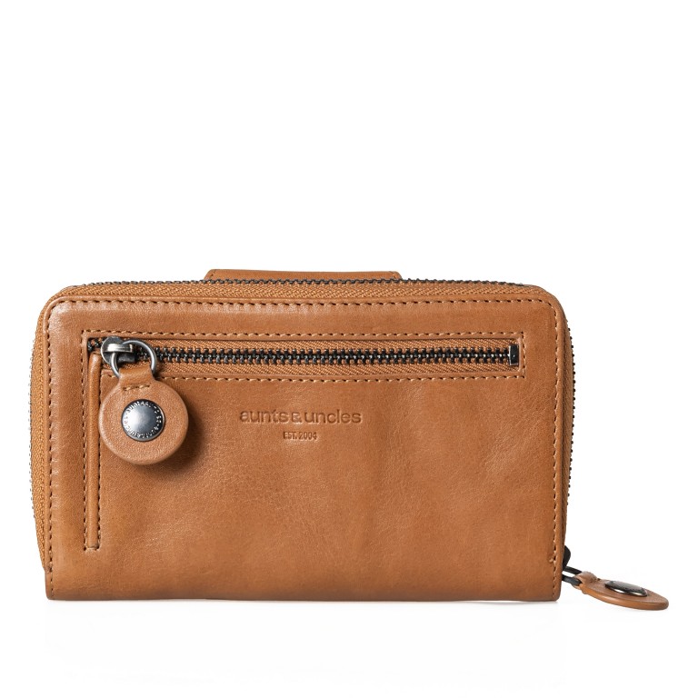 Geldbörse Grandma's Luxury Club Francis mit RFID-Schutz Caramel, Farbe: cognac, Marke: Aunts & Uncles, EAN: 4255717202735, Abmessungen in cm: 15x9.5x2.5, Bild 3 von 7