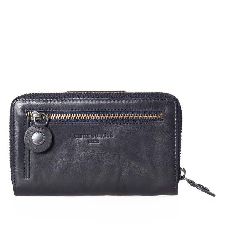 Geldbörse Grandma's Luxury Club Francis mit RFID-Schutz Night Sky, Farbe: blau/petrol, Marke: Aunts & Uncles, EAN: 4255717202742, Abmessungen in cm: 15x9.5x2.5, Bild 3 von 7