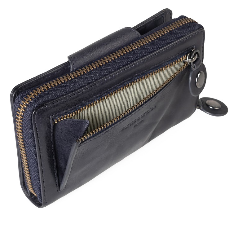 Geldbörse Grandma's Luxury Club Francis mit RFID-Schutz Night Sky, Farbe: blau/petrol, Marke: Aunts & Uncles, EAN: 4255717202742, Abmessungen in cm: 15x9.5x2.5, Bild 7 von 7