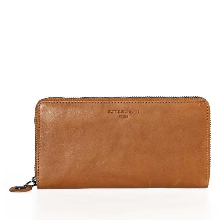 Geldbörse Grandma's Luxury Club Cynthia mit RFID-Schutz Caramel, Farbe: cognac, Marke: Aunts & Uncles, EAN: 4255717202810, Abmessungen in cm: 20x10x2, Bild 1 von 6