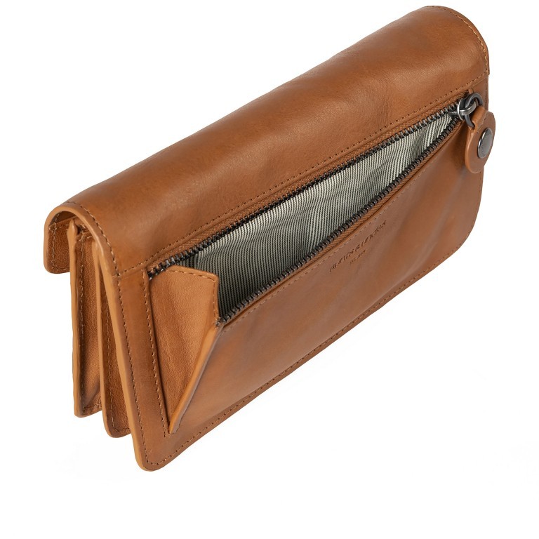 Geldbörse Grandma's Luxury Club Charlene mit RFID-Schutz Caramel, Farbe: cognac, Marke: Aunts & Uncles, EAN: 4255717202896, Abmessungen in cm: 19.5x11x2.5, Bild 6 von 6