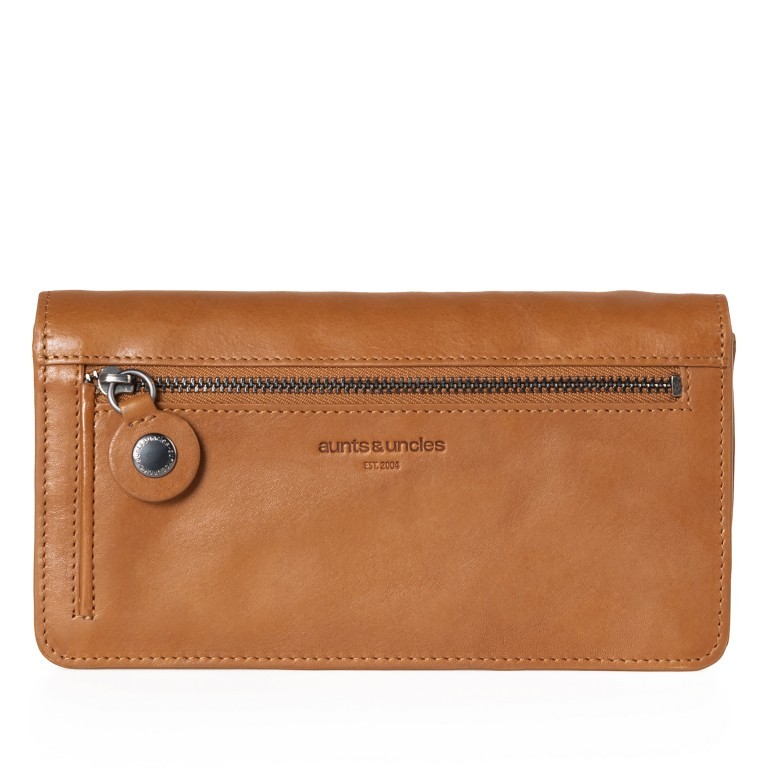 Geldbörse Grandma's Luxury Club Charlene mit RFID-Schutz Caramel, Farbe: cognac, Marke: Aunts & Uncles, EAN: 4255717202896, Abmessungen in cm: 19.5x11x2.5, Bild 3 von 6