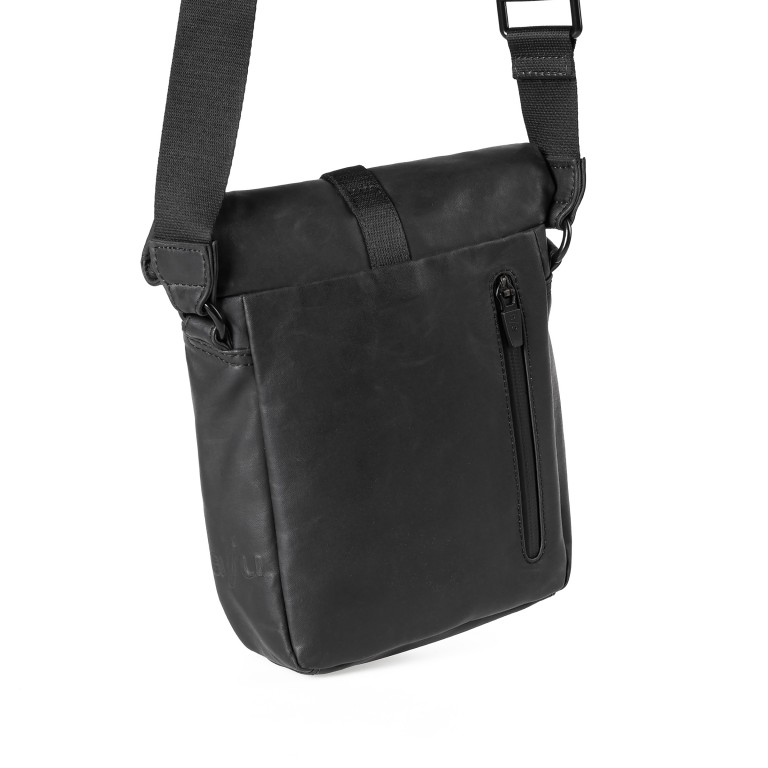Umhängetasche Japan Re Yodo Black, Farbe: schwarz, Marke: Aunts & Uncles, EAN: 4255717200168, Abmessungen in cm: 18x20x7, Bild 3 von 11