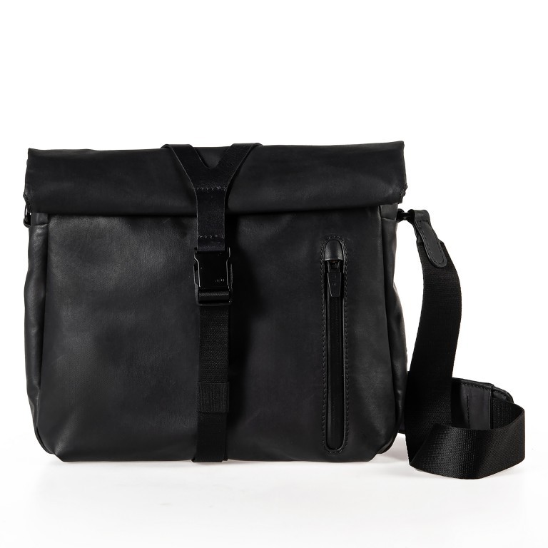 Umhängetasche Japan Re Seki erweiterbar Black, Farbe: schwarz, Marke: Aunts & Uncles, EAN: 4255717200366, Abmessungen in cm: 24x19x4, Bild 1 von 9