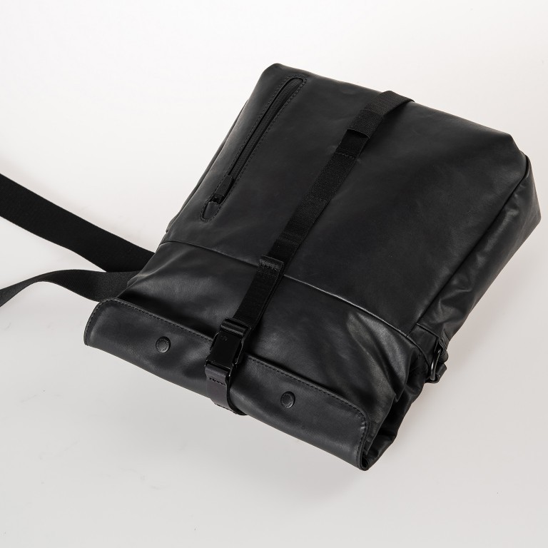 Umhängetasche Japan Re Seki erweiterbar Black, Farbe: schwarz, Marke: Aunts & Uncles, EAN: 4255717200366, Abmessungen in cm: 24x19x4, Bild 6 von 9