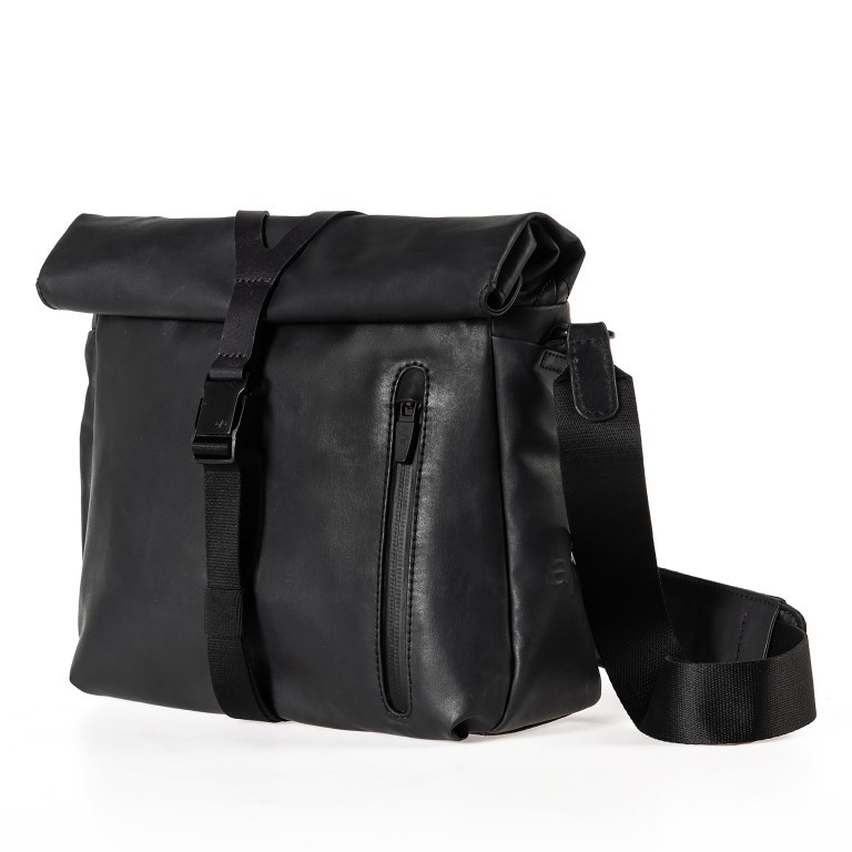 Umhängetasche Japan Re Seki erweiterbar Black, Farbe: schwarz, Marke: Aunts & Uncles, EAN: 4255717200366, Abmessungen in cm: 24x19x4, Bild 2 von 9