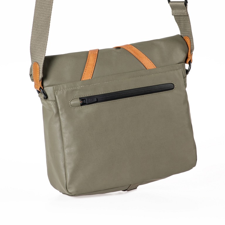 Umhängetasche Japan Re Seki erweiterbar Fallen Rock, Farbe: taupe/khaki, Marke: Aunts & Uncles, EAN: 4255717200373, Abmessungen in cm: 24x19x4, Bild 3 von 9