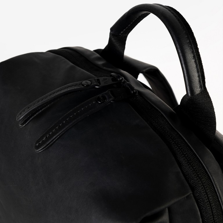 Rucksack Japan Re Kumotsu mit Notebookfach 11 Zoll Black, Farbe: schwarz, Marke: Aunts & Uncles, EAN: 4255717200564, Abmessungen in cm: 27x39x14, Bild 9 von 10