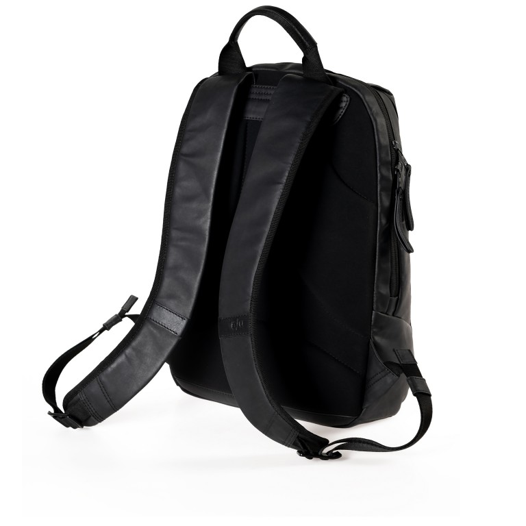 Rucksack Japan Re Kumotsu mit Notebookfach 11 Zoll Black, Farbe: schwarz, Marke: Aunts & Uncles, EAN: 4255717200564, Abmessungen in cm: 27x39x14, Bild 3 von 10