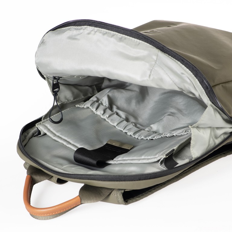 Rucksack Japan Re Kumotsu mit Notebookfach 11 Zoll Fallen Rock, Farbe: taupe/khaki, Marke: Aunts & Uncles, EAN: 4255717200571, Abmessungen in cm: 27x39x14, Bild 5 von 10