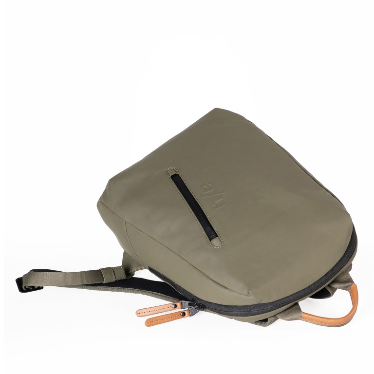 Rucksack Japan Re Kumotsu mit Notebookfach 11 Zoll Fallen Rock, Farbe: taupe/khaki, Marke: Aunts & Uncles, EAN: 4255717200571, Abmessungen in cm: 27x39x14, Bild 10 von 10